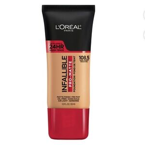 LOREAL Infallible Pro-Matte Blendable Foundation 108.5 Honey Bisque NEW